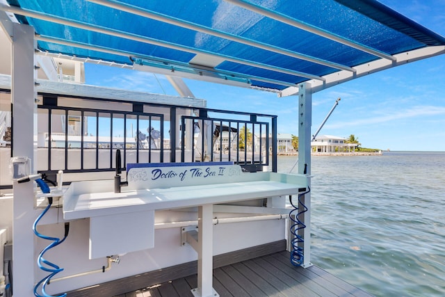 257 Normandy Dr, Tavernier, FL 33070 - dock with a water view