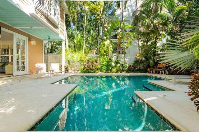 202 Admirals Ln, Key West, FL 33040 - view of pool featuring a patio area