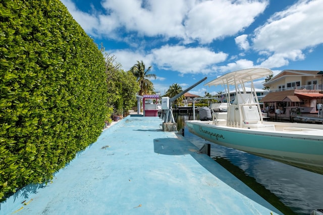 exterior space featuring a water view