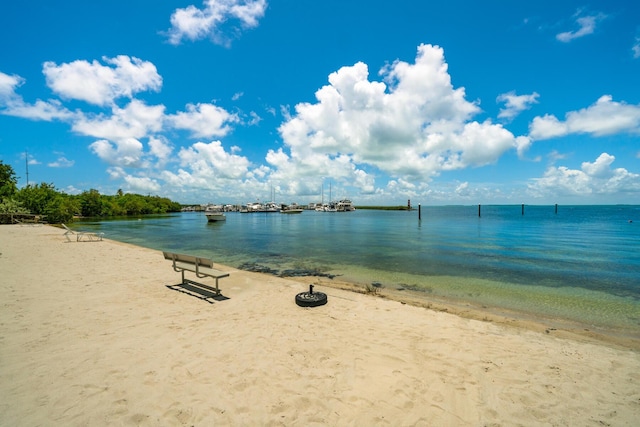 water view with a beach view