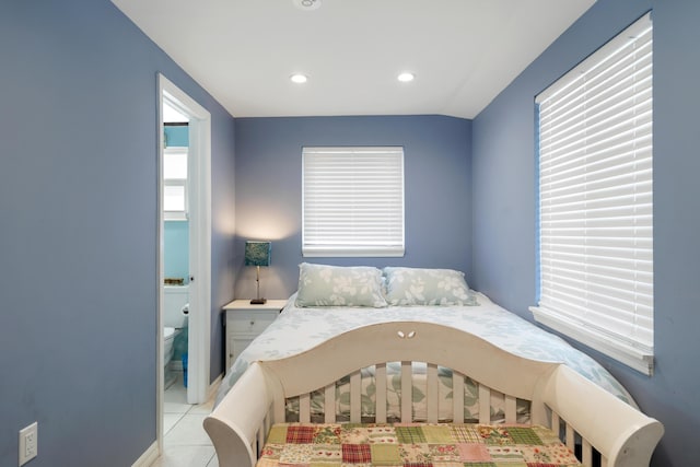 217 Gasparilla Dr, Key Largo, FL 33037 - tiled bedroom featuring recessed lighting