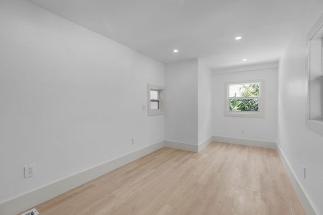 178 Coral Ave, Tavernier, FL 33070 - empty room with light wood-style floors and recessed lighting