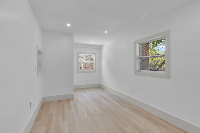 178 Coral Ave, Tavernier, FL 33070 - empty room with light wood finished floors and recessed lighting