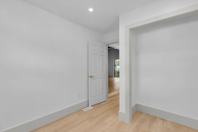 178 Coral Ave, Tavernier, FL 33070 - empty room featuring light wood-style floors and recessed lighting