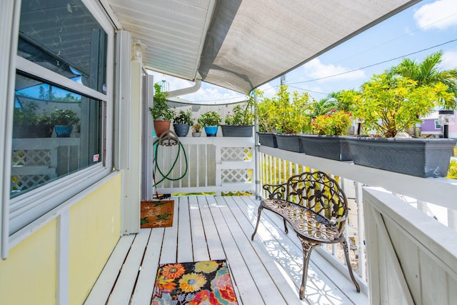 30957 Mercedes Rd, Big Pine, FL 33043 - view of wooden deck
