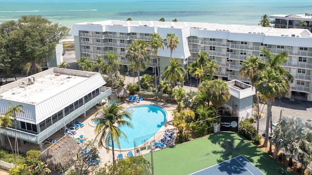 1901 S Roosevelt Blvd Unit 404S, Key West, FL 33040 - drone / aerial view with a water view