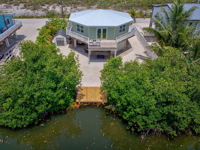 273 Indies Rd, Ramrod, FL 33042 - aerial view of property and surrounding area with a nearby body of water