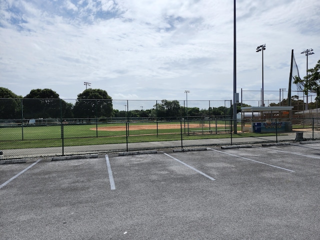 view of vehicle parking