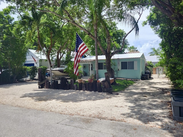 view of ranch-style home