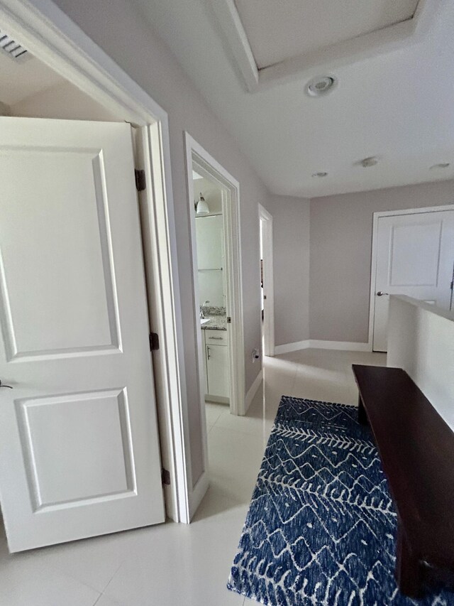 bathroom featuring tile patterned floors