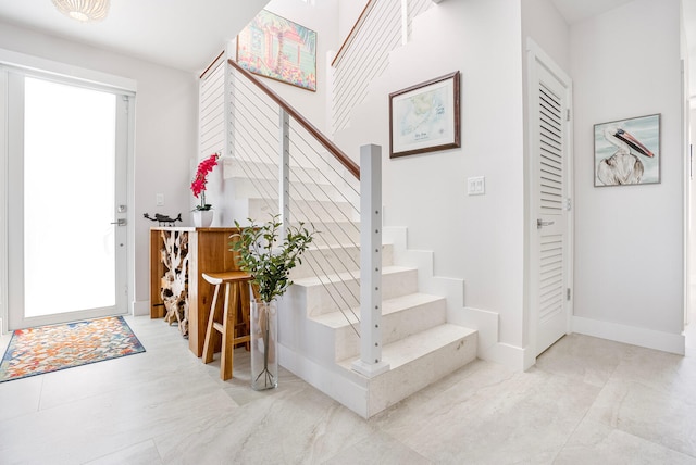 view of entrance foyer