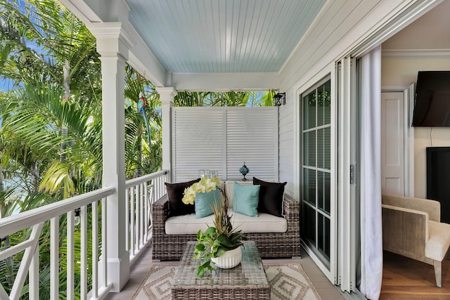 205 Virginia St, Key West, FL 33040 - balcony with outdoor lounge area