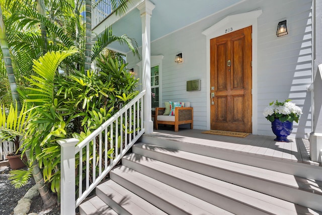 205 Virginia St, Key West, FL 33040 - entrance to property featuring covered porch