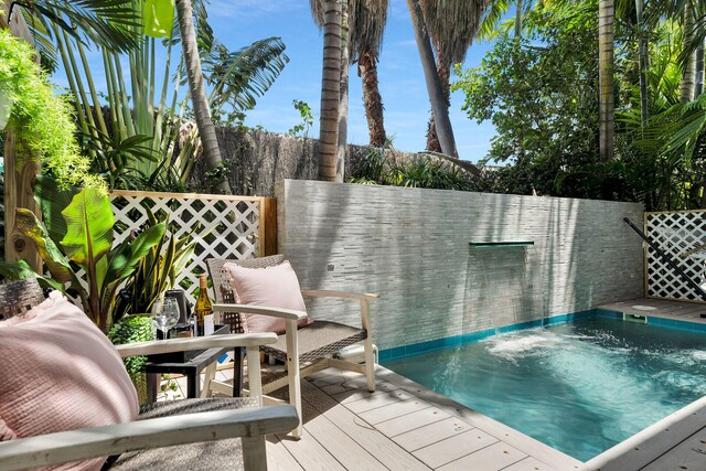 205 Virginia St, Key West, FL 33040 - view of wooden terrace