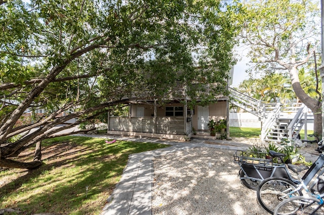 view of back of property