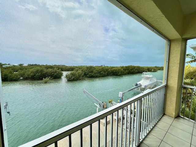 1165 Lagoon Dr, Summerland, FL 33042 - balcony featuring a water view