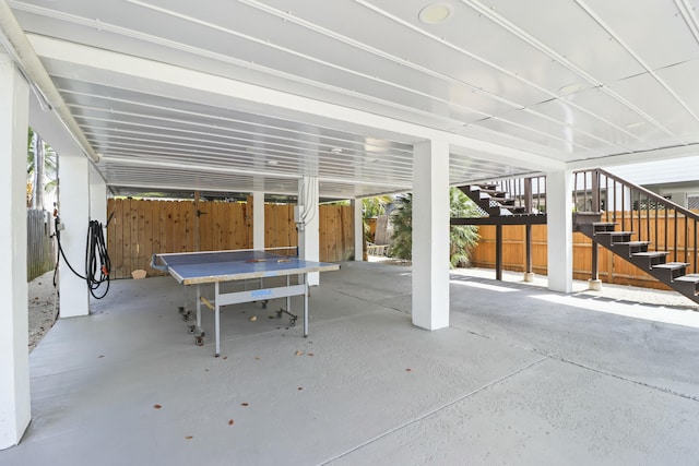11 El Monte Ln, Big Coppitt, FL 33040 - view of patio / terrace with fence and stairs