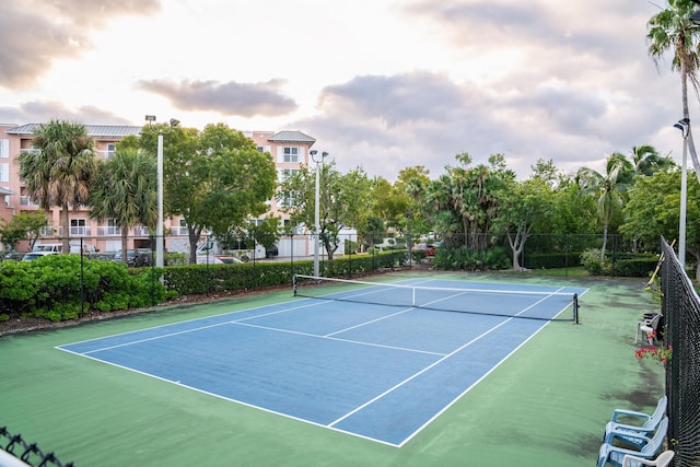 view of sport court