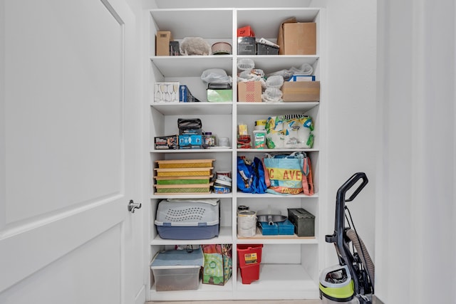 view of pantry