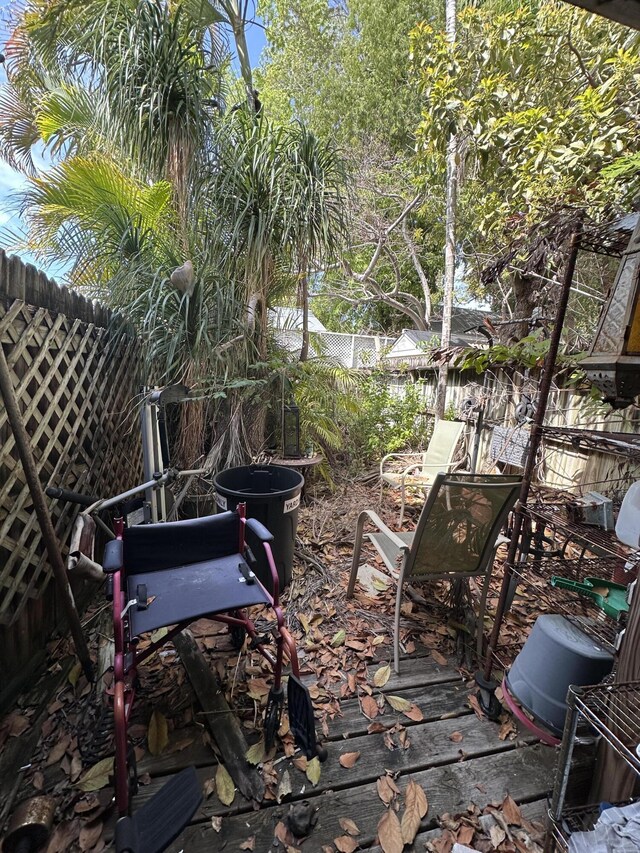 1014 Varela St Unit 3, Key West, FL 33040 - view of patio with fence