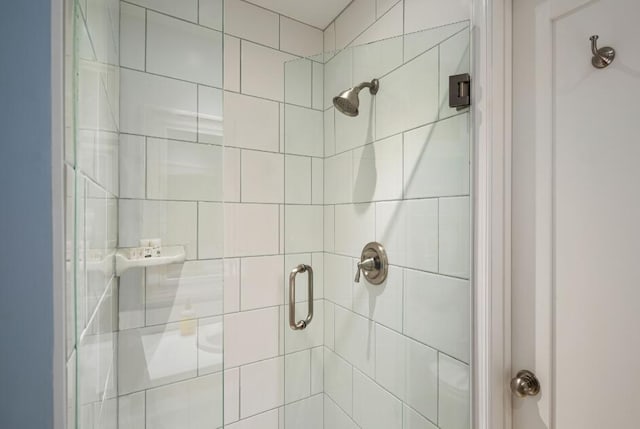 bathroom with walk in shower