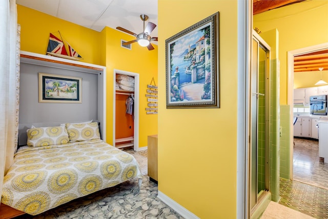 3608 Sunrise Dr, Key West, FL 33040 - bedroom featuring a closet and visible vents