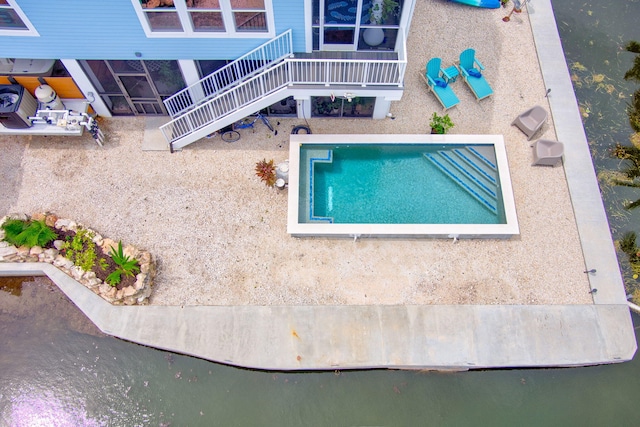 view of pool