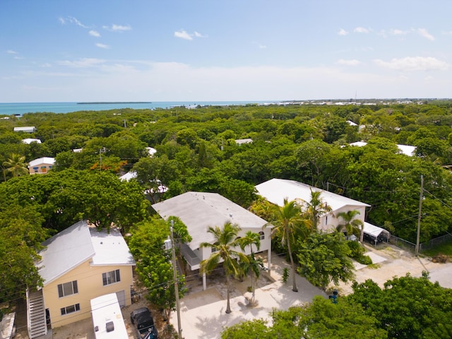 drone / aerial view of a large body of water