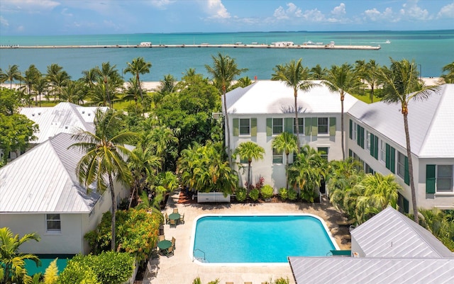413 Emma St Unit A, Key West, FL 33040 - swimming pool with a water view