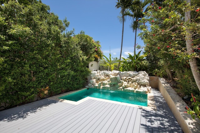 413 Emma St Unit A, Key West, FL 33040 - view of pool featuring a deck