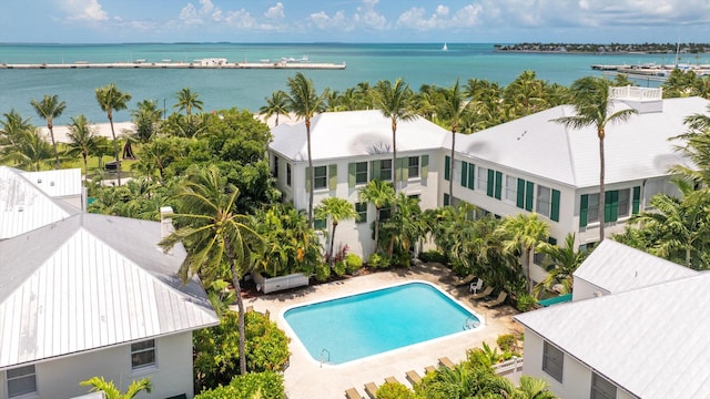 413 Emma St Unit A, Key West, FL 33040 - swimming pool with a water view