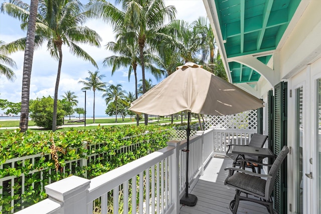 413 Emma St Unit A, Key West, FL 33040 - view of wooden deck