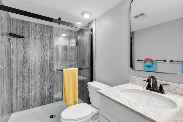 601 W Ocean Dr Unit 411C, Key Colony, FL 33051 - full bath with vanity, a shower stall, and toilet