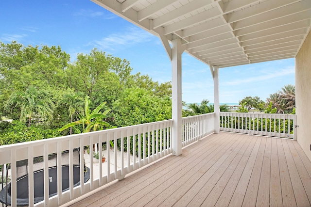 view of deck