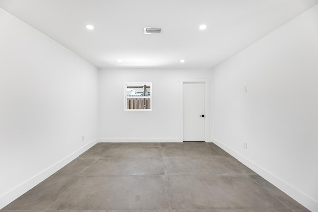 159 Iroquois Dr, Islamorada, FL 33036 - empty room with recessed lighting, visible vents, and baseboards