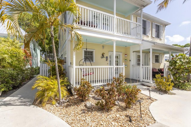 212 Southard St, Key West, FL 33040 - entrance to property with covered porch and a balcony