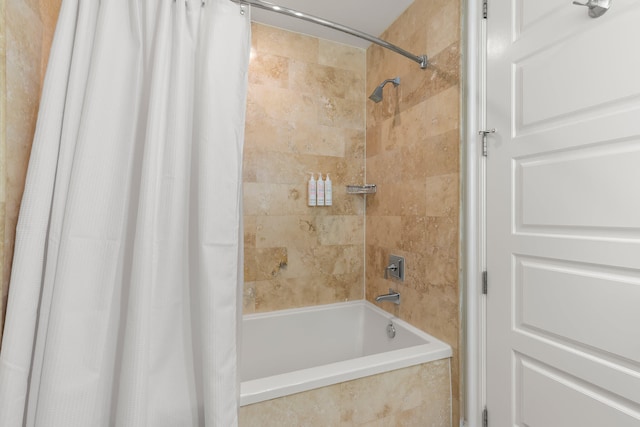 3841 N Roosevelt Blvd Unit 222, Key West, FL 33040 - bathroom featuring shower / bath combo with shower curtain