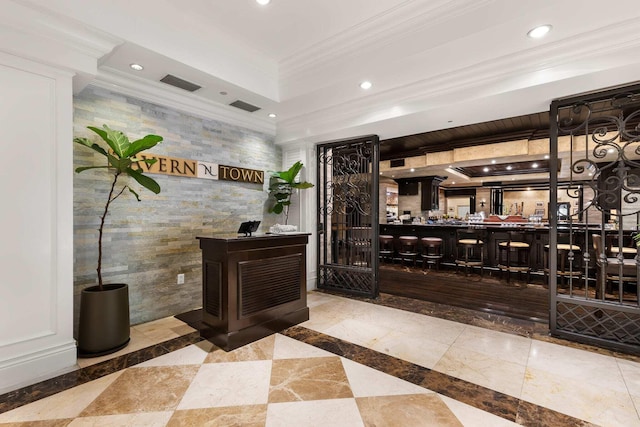3841 N Roosevelt Blvd Unit 222, Key West, FL 33040 - reception area featuring bar