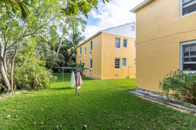 view of yard