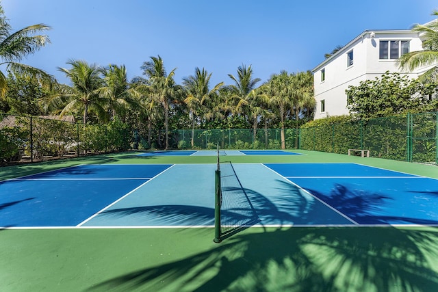 view of tennis court