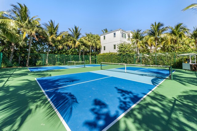 view of tennis court