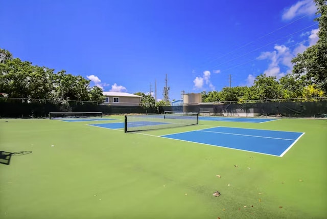 view of sport court featuring basketball court