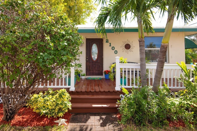 view of entrance to property