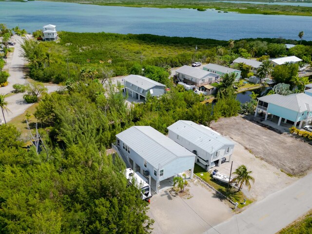 27163 Mariposa Rd, Ramrod, FL 33042 - aerial view featuring a water view and a wooded view