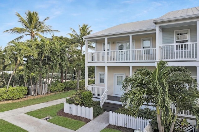 view of coastal home