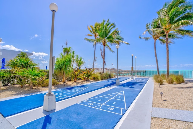 201 E Ocean Dr Unit 110, Key Colony, FL 33051 - view of community featuring shuffleboard
