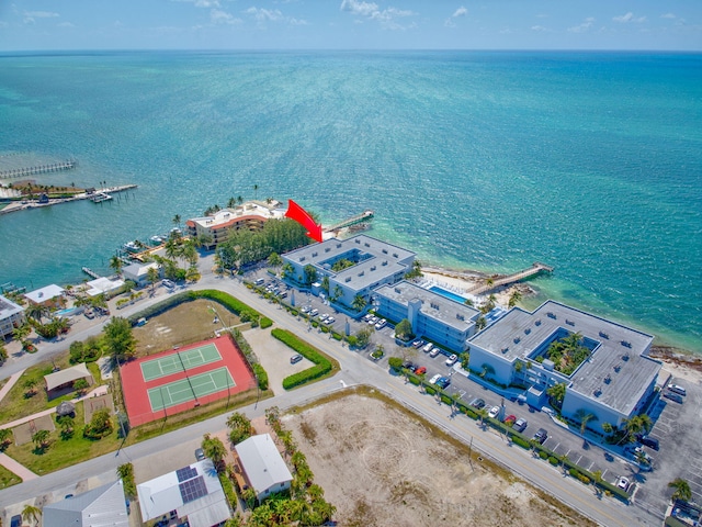 201 E Ocean Dr Unit 110, Key Colony, FL 33051 - bird's eye view of a nearby body of water