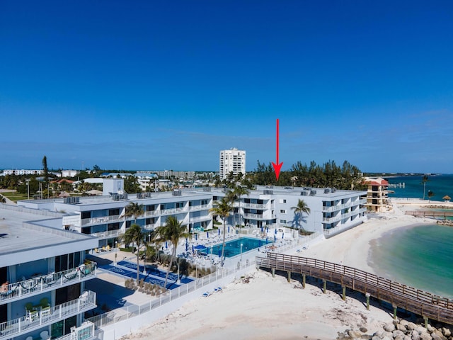 201 E Ocean Dr Unit 110, Key Colony, FL 33051 - aerial view of a nearby body of water