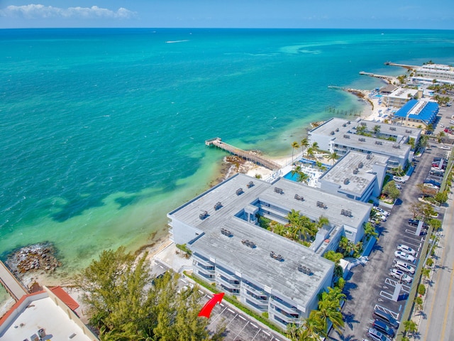 201 E Ocean Dr Unit 110, Key Colony, FL 33051 - aerial view of a large body of water