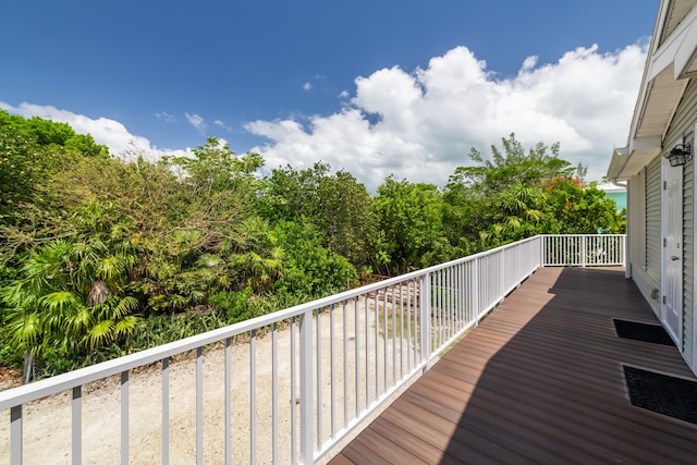 7 125th St, Gulf, Marathon, FL 33050 - view of wooden terrace